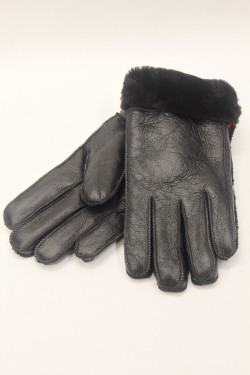 Gant Homme Mouton Lainé Noir : G