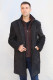 VESTE LONGUE CUIR  HOMME : 960118 .a