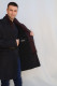VESTE LONGUE CUIR  HOMME : 960118 .a