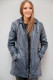 veste parka cuir femme : LUZIE