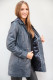 veste parka cuir femme : LUZIE