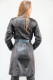 veste longue cuir femme : SALTA