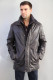 veste cuir homme agneau : parka