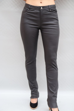 Pantalon cuir stretch femme : jean.A