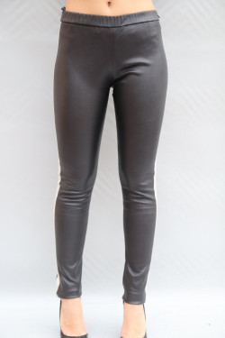 Pantalon cuir stretch  femme : leggy