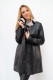 VESTE LONGUE REVERSIBLE CUIR FEMME : ELLA.