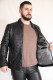 BLOUSON DOUDOUNE CUIR HOMME : 12863.