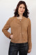 BLOUSON CUIR VELOURS FEMME : LIONE