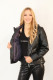 BLOUSON DOUDOUNE CUIR FEMME : KIKO.N