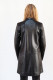 VESTE LONGUE CUIR FEMME : ANDRINA