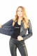 BLOUSON SPENCER CUIR FEMME : CYNTHIA.M