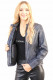 BLOUSON CUIR FEMME : DELEA