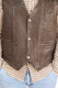 GILET CUIR HOMME : KOFFEE