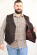 GILET CUIR HOMME : KOFFEE