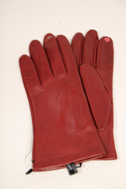 Gant Cuir Femme Rouge : 21001