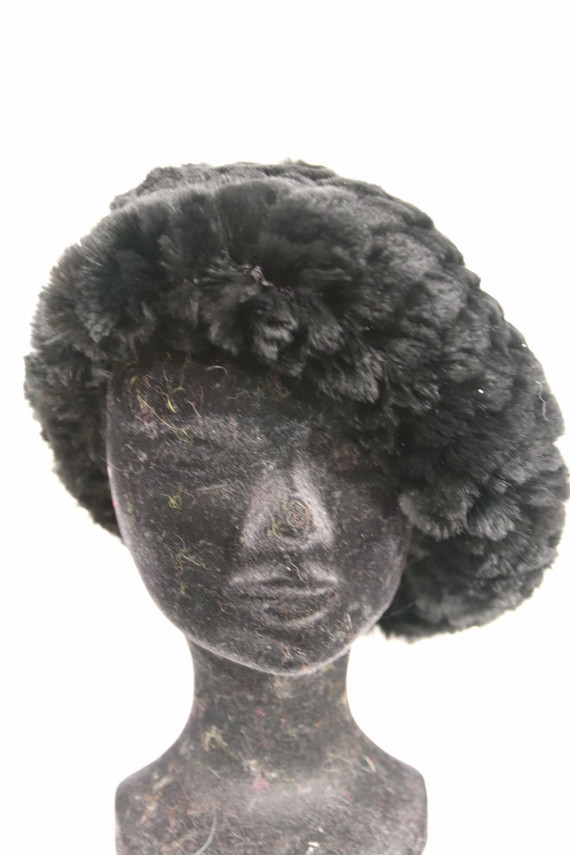 BERET FEMME FOURRURE LAPIN : 9371