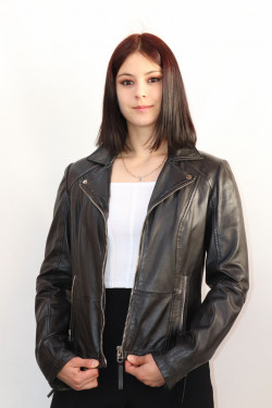 BLOUSON CUIR FEMME : SMILLA.N