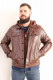 BLOUSON CUIR HOMME : JOHAN