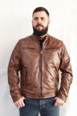 BLOUSON CUIR HOMME : NARO G