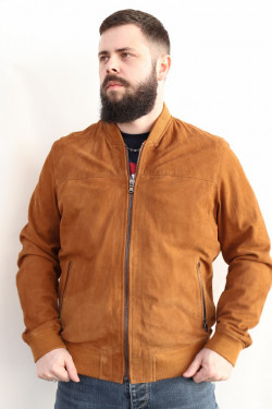 BLOUSON CUIR VELOURS HOMME : DANI C