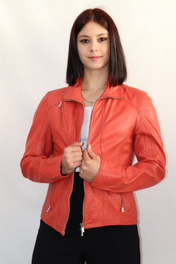 BLOUSON CUIR FEMME : HALINA