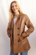 VESTE 3/4 CUIR FEMME : 3208