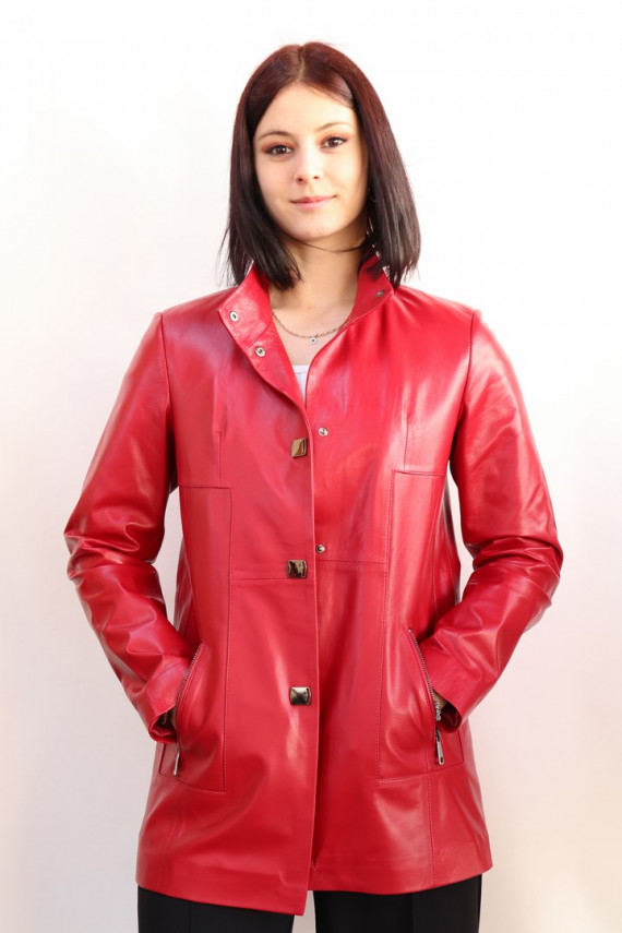 VESTE CUIR FEMME : OLIVIA