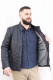 Blouson doudoune cuir homme : arik.2.B