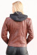 BLOUSON CUIR FEMME : KONO