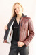 BLOUSON CUIR FEMME : KONO