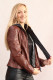 BLOUSON CUIR FEMME : KONO