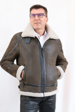 BLOUSON BOMBARDIER MOUTON : 21239.K