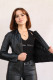 BLOUSON SPENCER CUIR FEMME : CYNTHIA.N