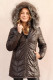 DOUDOUNE 3/4 CUIR FEMME : KALA.B