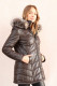 DOUDOUNE 3/4 CUIR FEMME : KALA.B