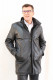 VESTE 3/4 CUIR HOMME : MADDY