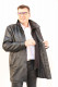 VESTE 3/4 CUIR HOMME : MADDY