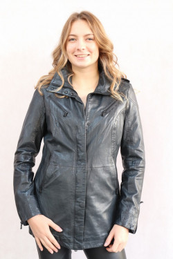 VESTE CUIR FEMME : ORNA