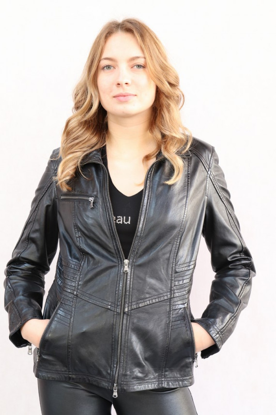 VESTE CUIR FEMME : MAURA.N