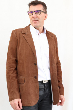 veste blazer cuir homme : ethan.