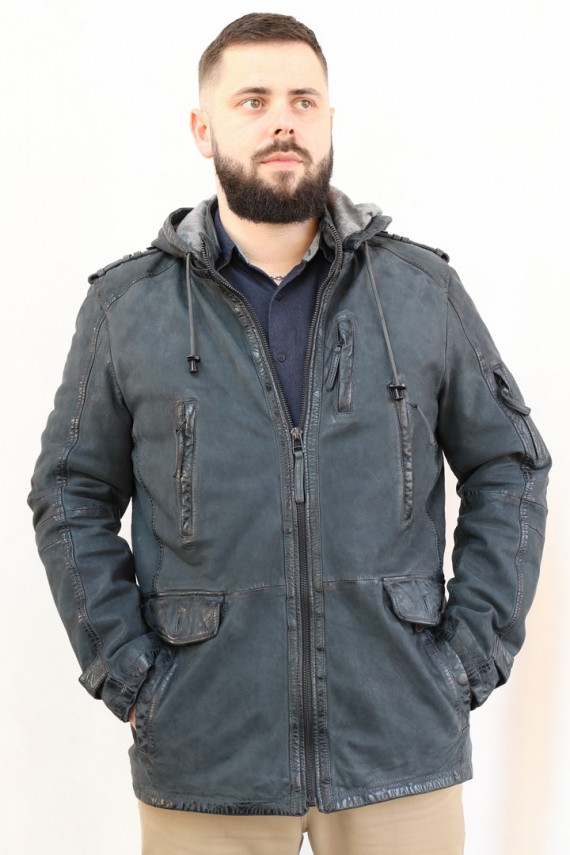 VESTE CUIR HOMME : FISHER.DP