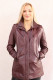 VESTE CUIR FEMME : ORNA.BX