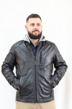 BLOUSON CUIR HOMME : RAIGO.N