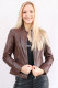 BLOUSON CUIR FEMME : YLVI.NO
