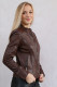 BLOUSON CUIR FEMME : YLVI.NO