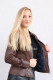 BLOUSON CUIR FEMME : YLVI.NO