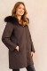 PELISSE FOURRURE REVERSIBLE : KITTY