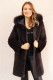 PELISSE FOURRURE REVERSIBLE : KITTY