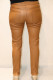 Pantalon cuir agneau stretch femme : VL 8002.G