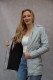 veste 3/4 cuir femme  : Cordelia